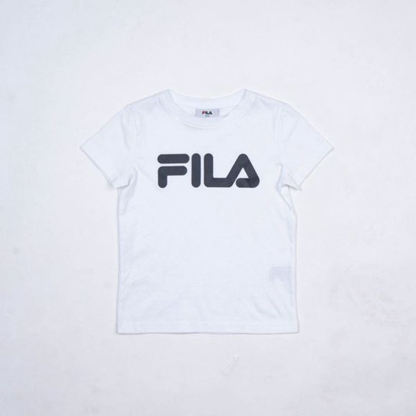 Fila Mono Deckle Boy's T-Shirts - White,NZ 850-37295